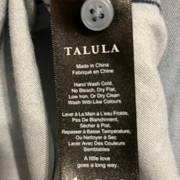 Aritzia Talula Denim Button Up Ladies Size Small - Picture 6 of 7